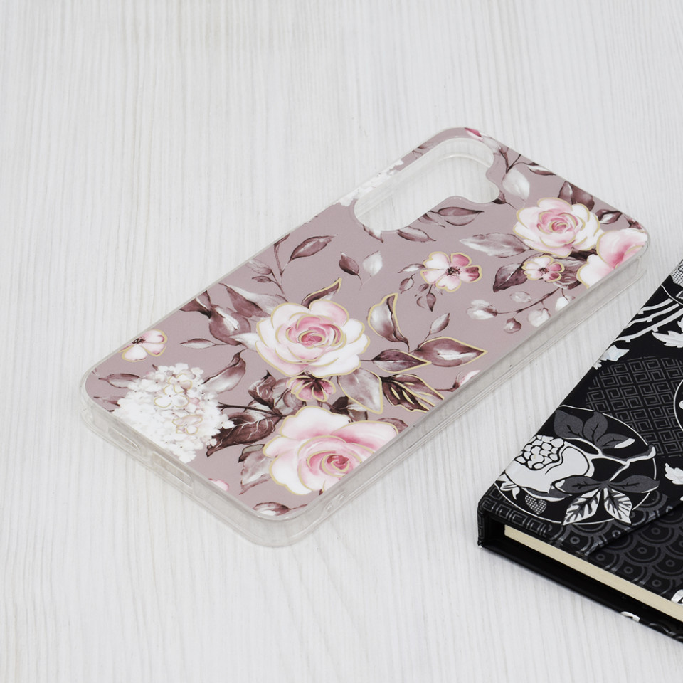 Husa Samsung Galaxy S24 Plus din silicon, Techsuit Marble - Gri - 2 | YEO