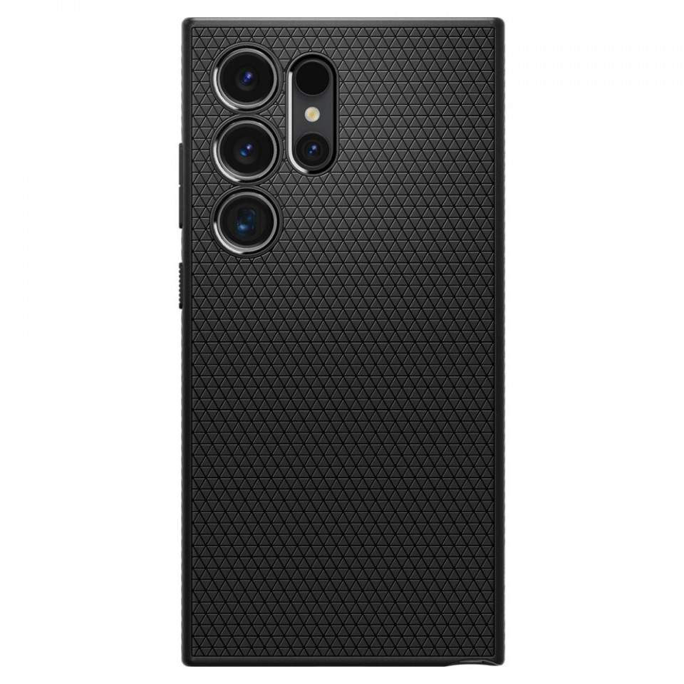Husa Samsung Galaxy S24 Ultra flexibila, Spigen Liquid Air - Negru - 2 | YEO