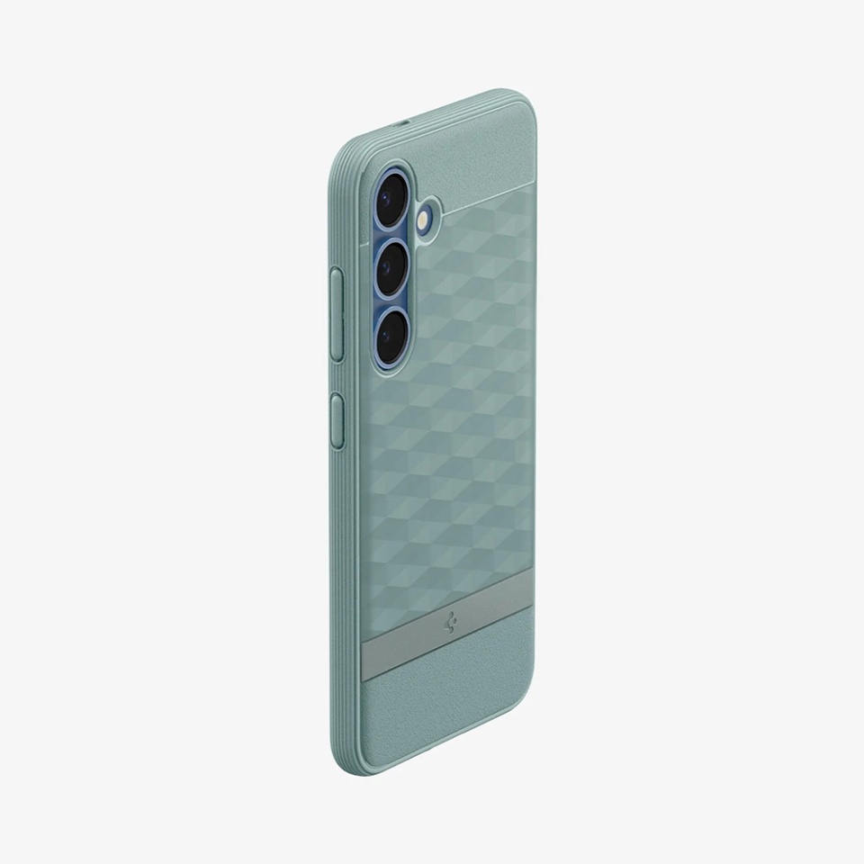Husa Samsung Galaxy S25, Spigen Caseology Parallax - Verde - 2 | YEO