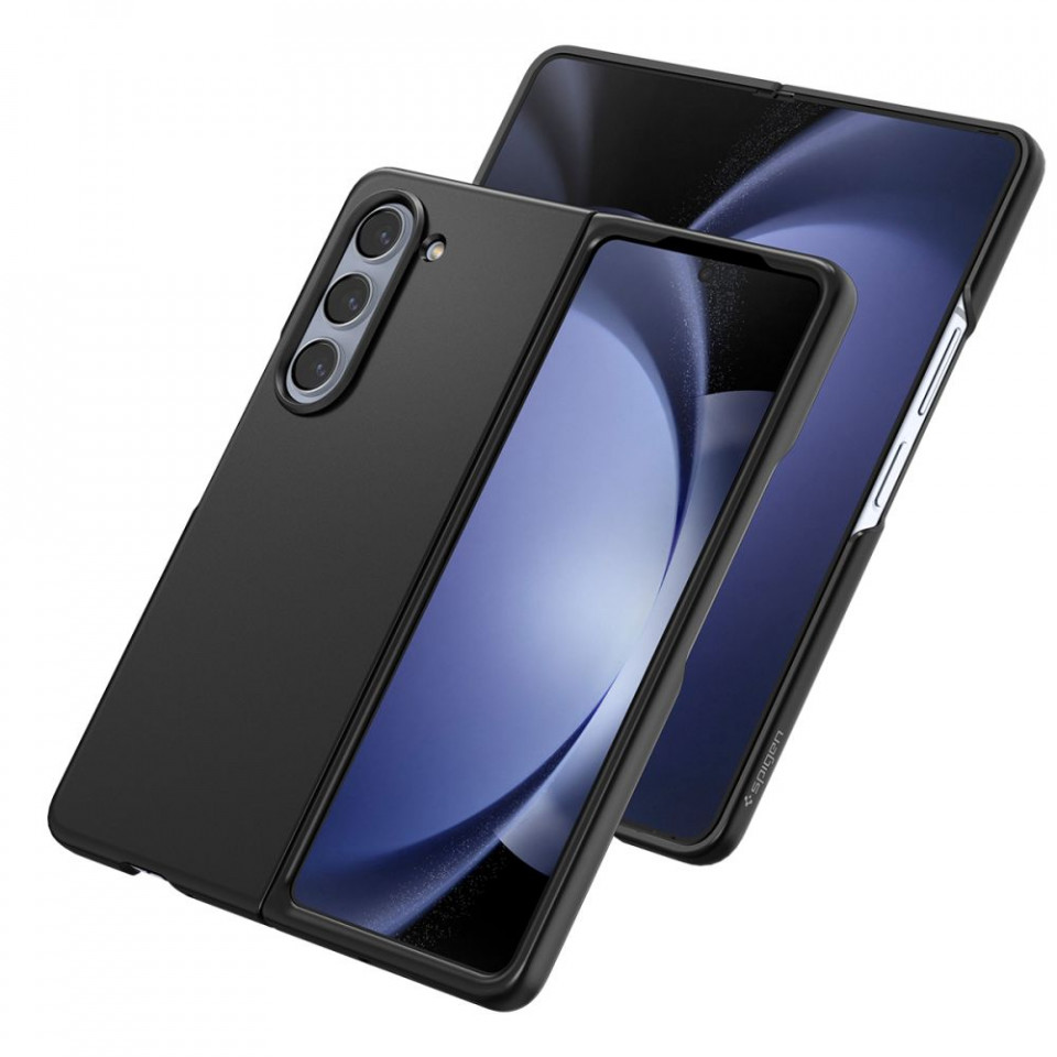 Husa Samsung Galaxy Z Fold5, Spigen Air Skin - Negru - 2 | YEO