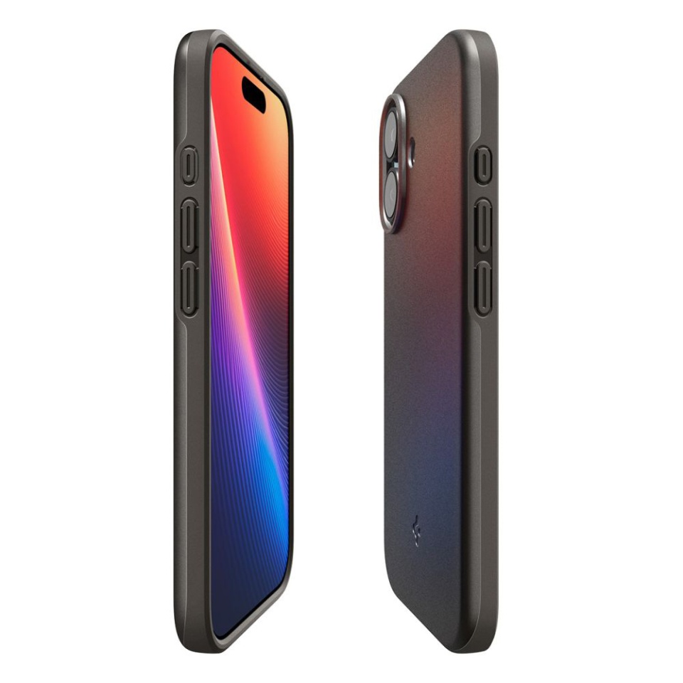 Husa slim iPhone 17, Spigen Thin Fit - Cenusiu - 4 | YEO
