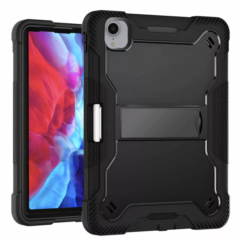 Husa tableta iPad Pro 12.9 (2018 / 2020 / 2021 / 2022), Ideala pentru Utilizare Zilnica, Antisoc si Anti-zgarieturi, SKDR TabArmor - Negru