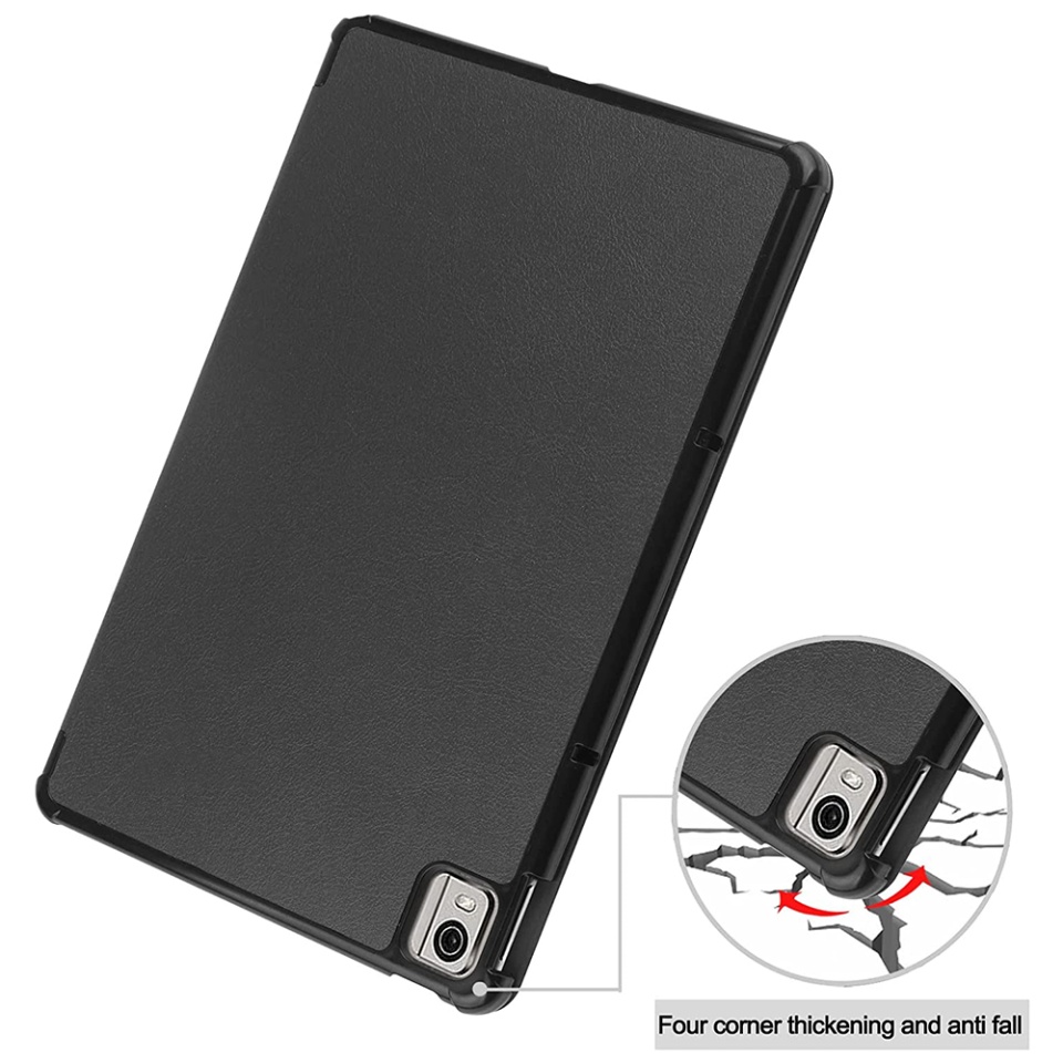 Husa tableta pentru Nokia T21, SKYDDAR INNOVATION, cu suport Multi-Unghi si functie Sleep/Wake, FoldPro, Urban vibe, set cu sticker - 3 | YEO