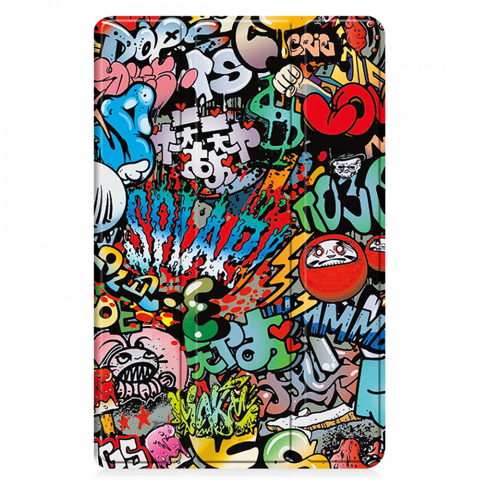 Husa tableta pentru Samsung Galaxy Tab A9 cu suport Multi-Unghi și functie Sleep/Wake , SKYDDAR FoldVision Colour - Urban vibe - 3 | YEO