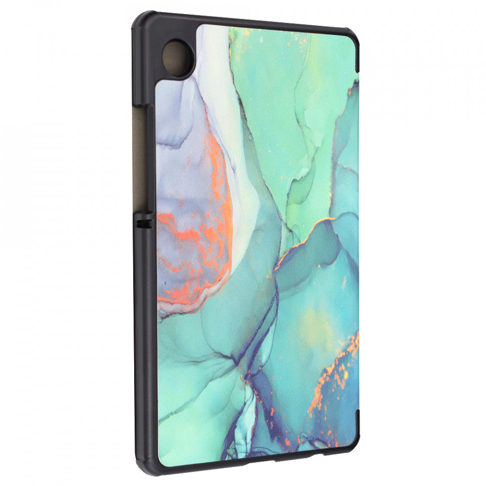 Husa tableta pentru Samsung Galaxy Tab A9 cu suport Multi-Unghi și functie Sleep/Wake , SKYDDAR FoldVision Colour - Green time - 2 | YEO