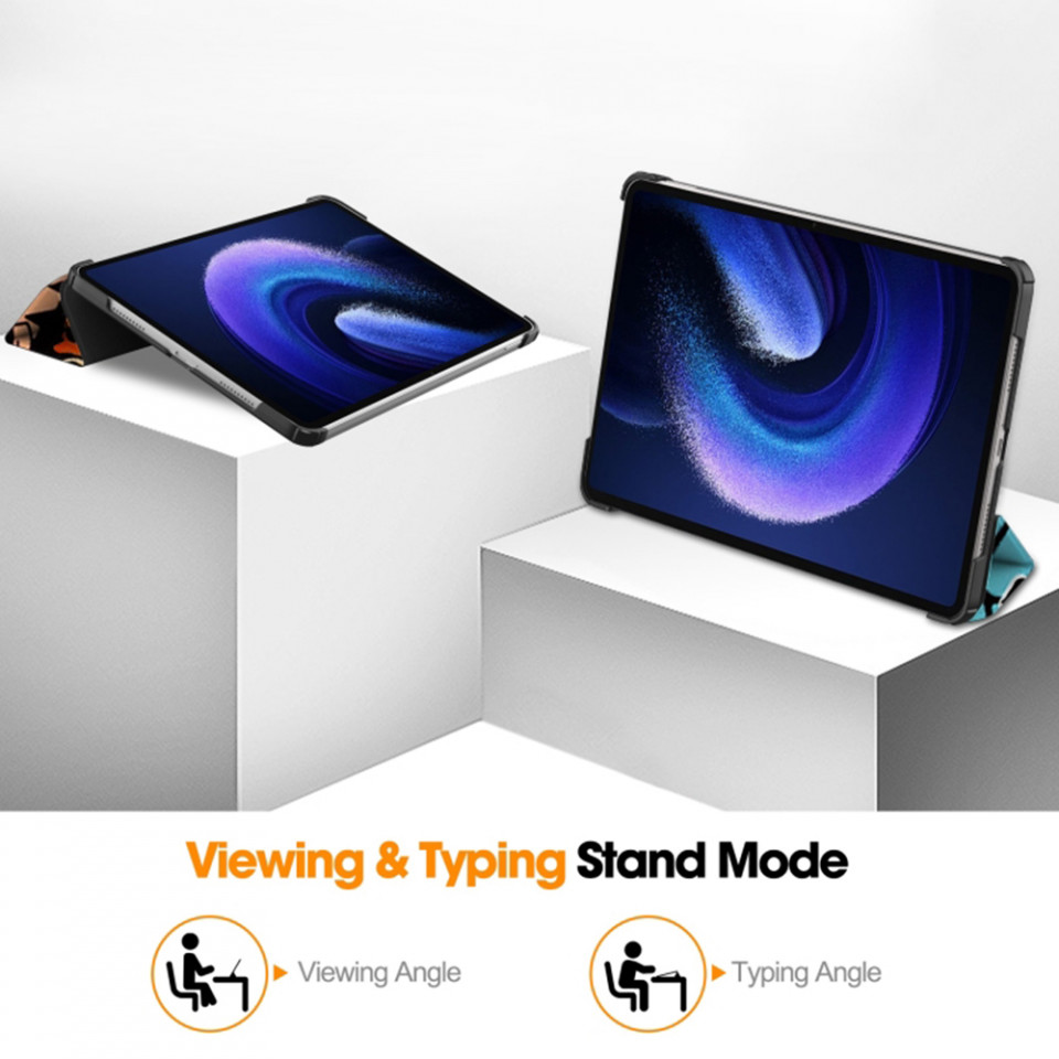 Husa tableta pentru Xiaomi Pad 6 / Pad 6 Pro cu suport Multi-Unghi și functie Sleep/Wake , SKYDDAR FoldVision Colour - Urban vibe - 1 | YEO