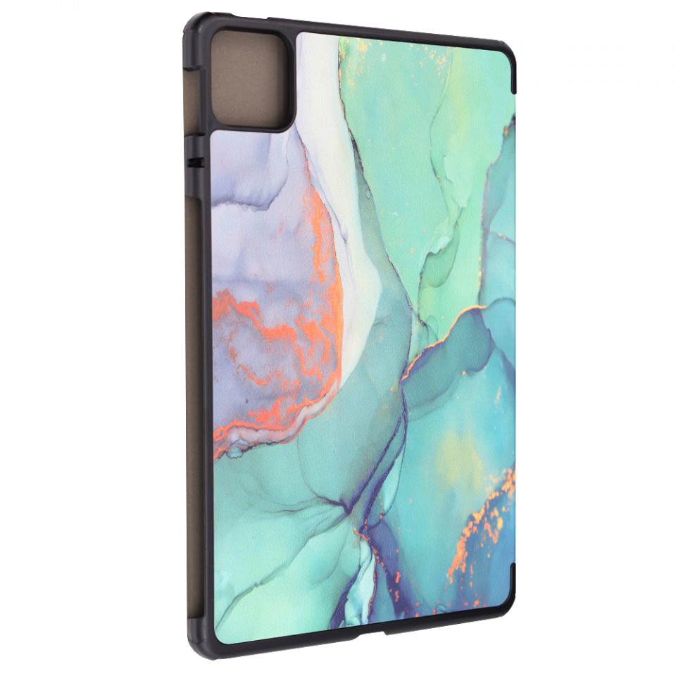 Husa tableta pentru Xiaomi Pad 6 / Pad 6 Pro cu suport Multi-Unghi și functie Sleep/Wake , SKYDDAR FoldVision Colour - Green time - 2 | YEO