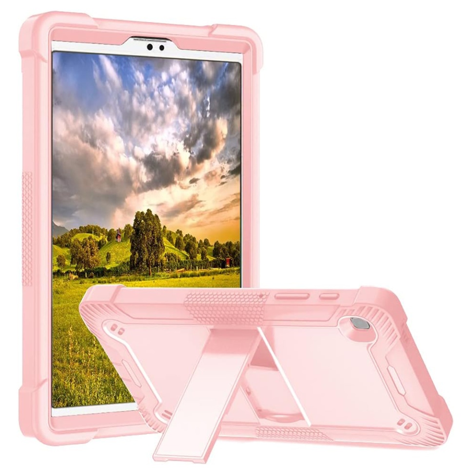 Husa tableta Samsung Galaxy Tab A7 10.4 (2020 / 2022), Ideala pentru Utilizare Zilnica, Antisoc si Anti-zgarieturi, SKDR TabArmor - Roz - 1 | YEO