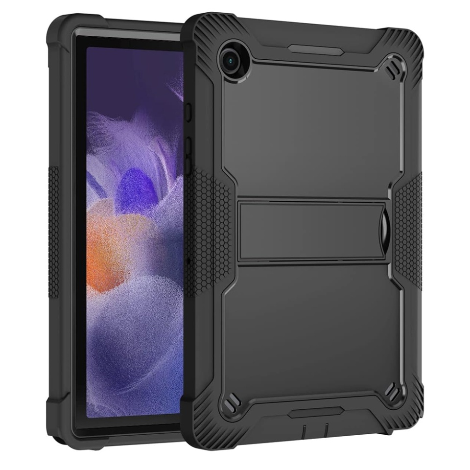 Husa tableta Samsung Galaxy Tab A8 10.5 (2021), Ideala pentru Utilizare Zilnica, Antisoc si Anti-zgarieturi, SKDR TabArmor - Negru