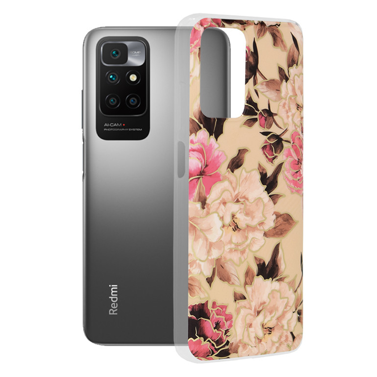 Husa Xiaomi Redmi 10 Marble Series, Techsuit - Mary Berry Nude