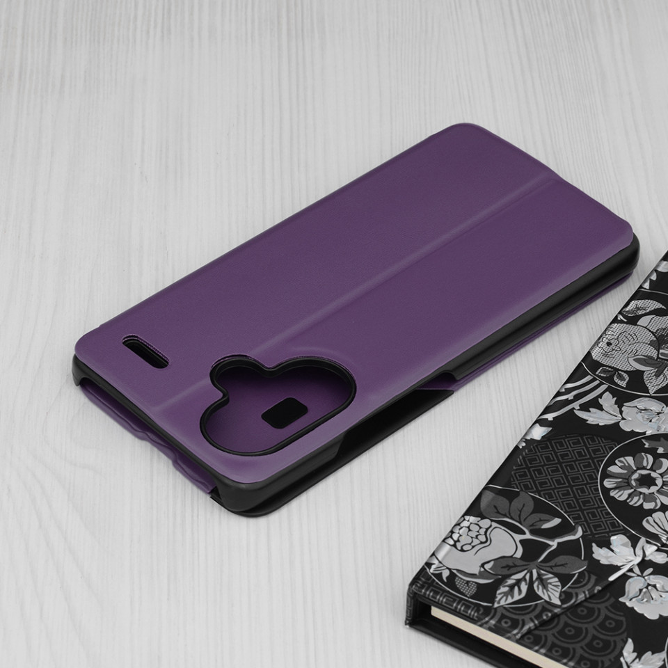 Husa Xiaomi Redmi Note 13 Pro+ 5G tip carte, Techsuit eFold - Mov - 1 | YEO