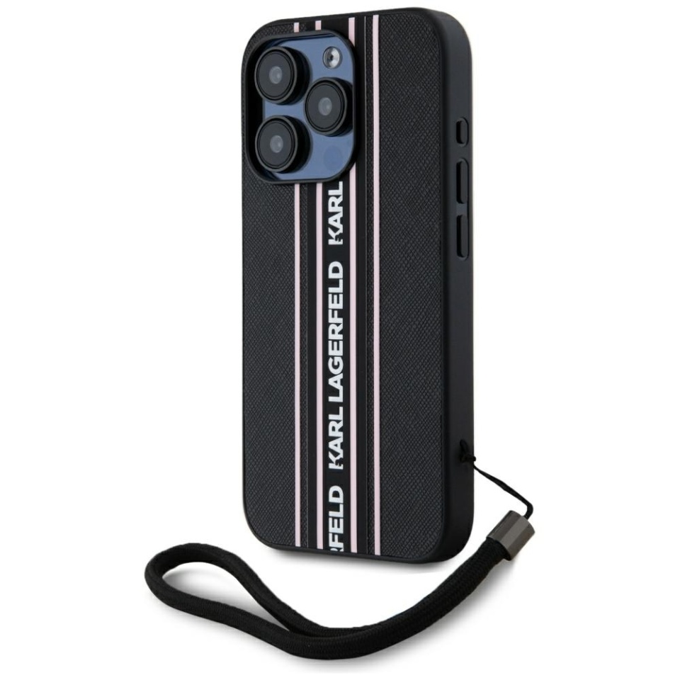 Huse pentru iPhone 15 Pro, Karl Lagerfeld, Saffiano Athleisure, Verde