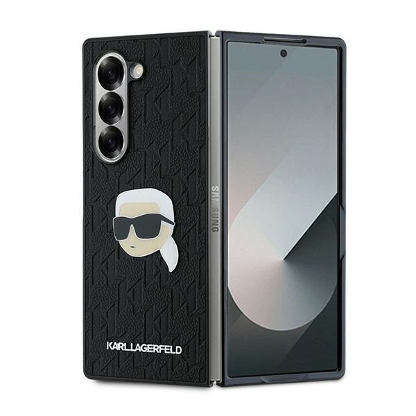 Huse pentru Samsung Galaxy Z Fold6, Karl Lagerfeld, Saffiano, Negru