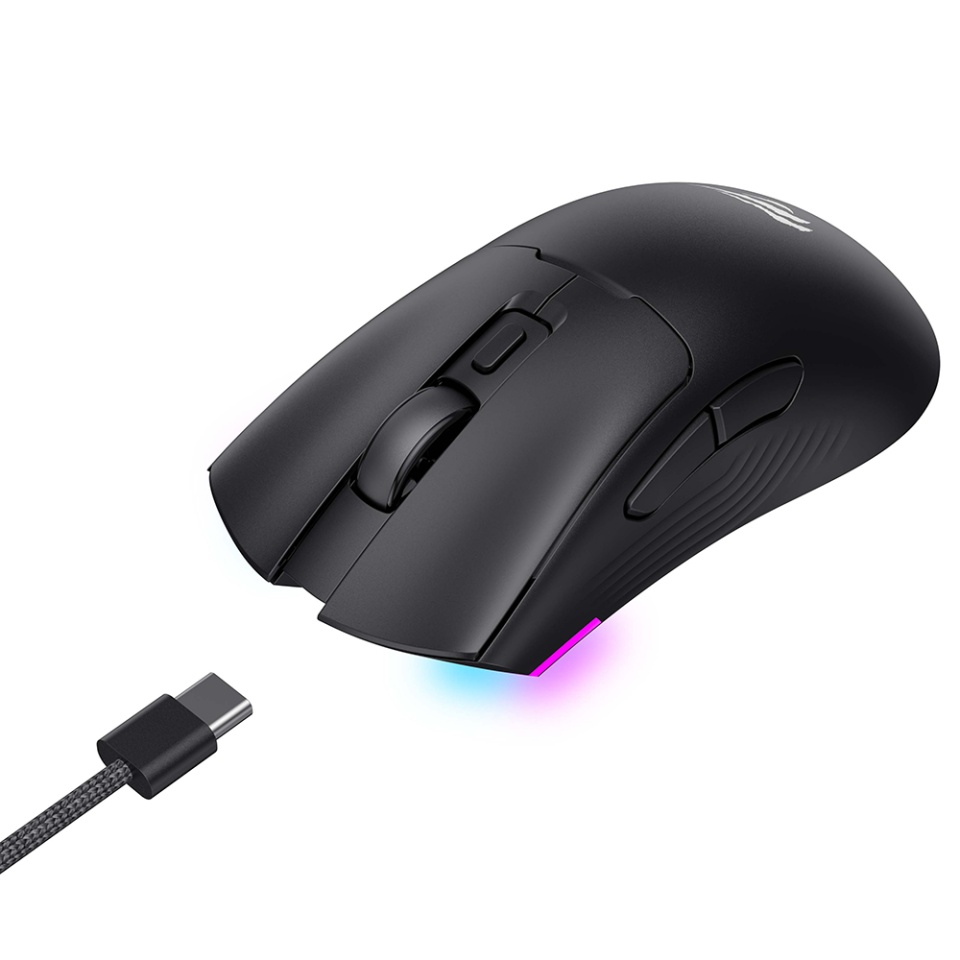 Mouse gaming wireless 2.4GHz, DPI 10000, baterie 500mAh, Havit MS966WB, Negru - 2 | YEO