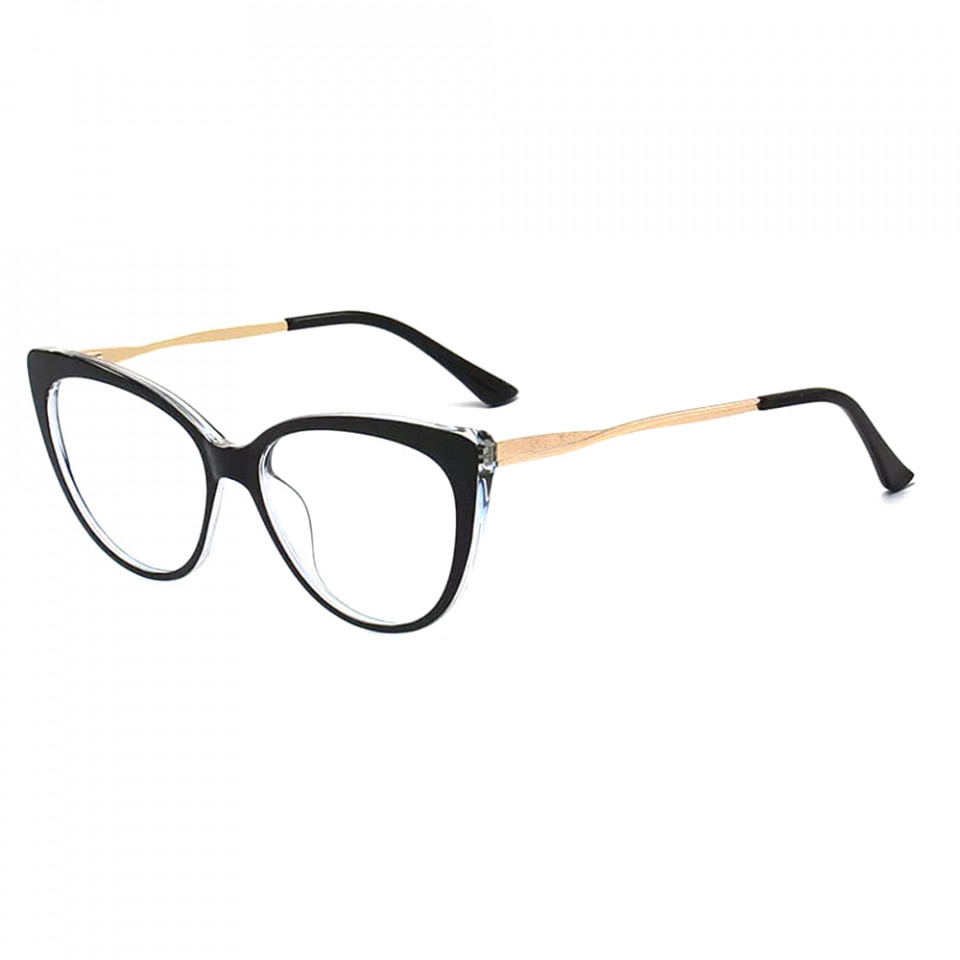 Ochelari calculator dama protectie lumina albastra, Techsuit (F5018-C72) - Dark Black
