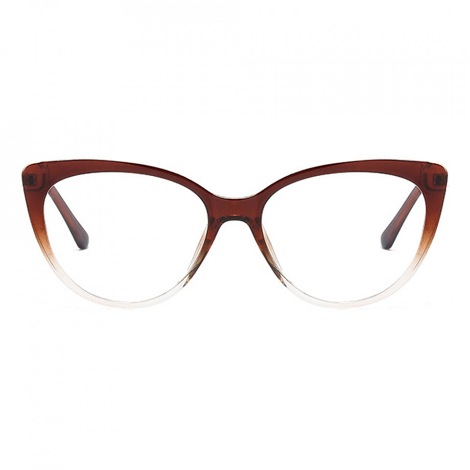 Ochelari calculator dama protectie lumina albastra, Techsuit (F5018-C9) - Transparent Red - 1 | YEO