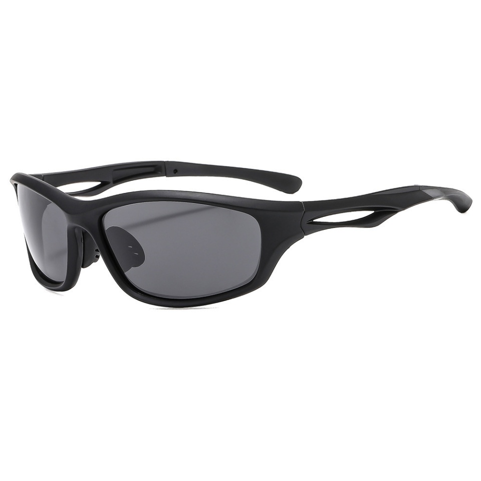Ochelari de Ciclism și Activități Sportive Outdoor, Polarizați, Ramă PC, Unisex - Negru Gri