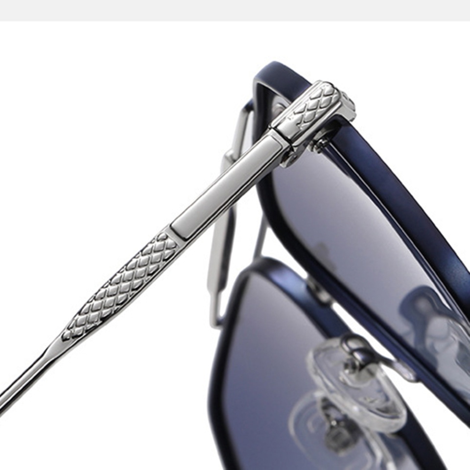 Ochelari de soare barbati, Aviator, Polarizati, Skyddar 8538, Verde;auriu - 2 | YEO