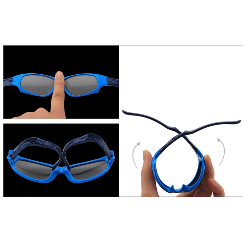 Ochelari de soare copii 3-12 Ani, Protectie UV, Polarizati, Skyddar Kido 800 - Negru - 3 | YEO