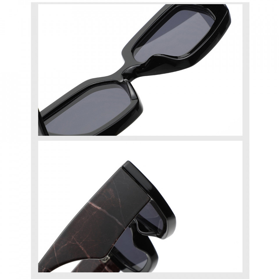 Ochelari de soare dama, Polarizati, Vintage, Skyddar Vistta 86321- Negru Gri - 2 | YEO