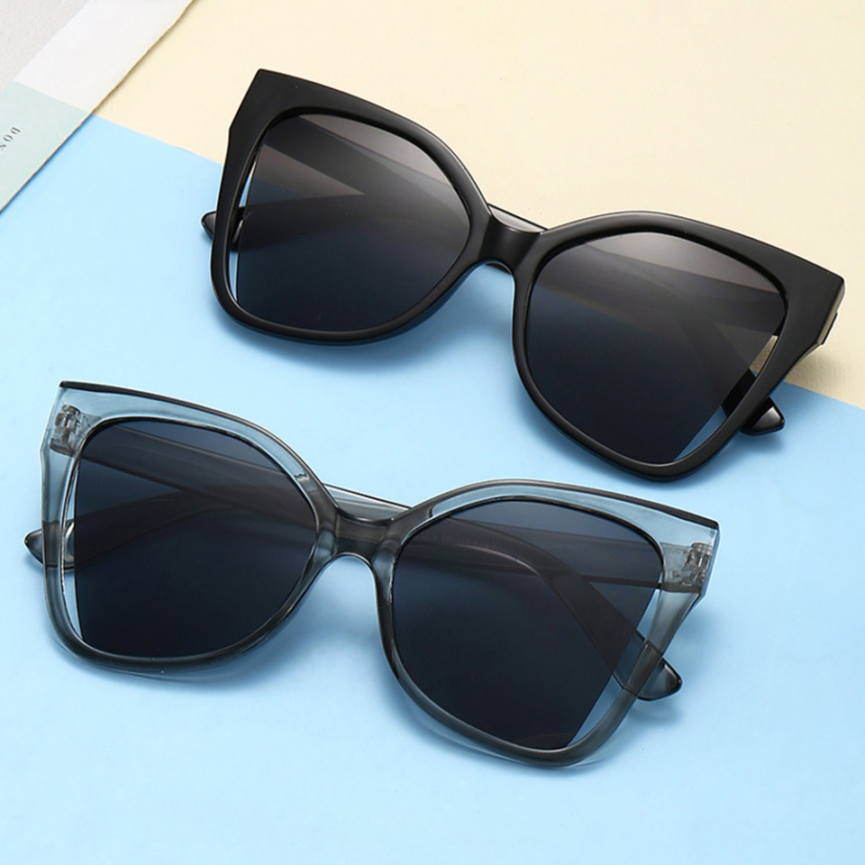 Ochelari de soare dama, rame Butterfly, Skyddar Vistta 5335 - Negru Gri - 1 | YEO
