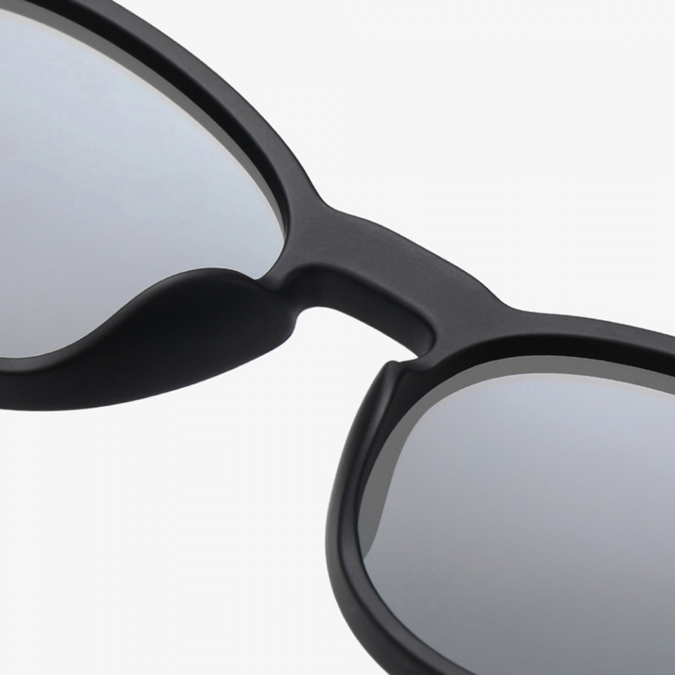Ochelari de soare Unisex cu protectie UV (TR7545), Techsuit - Negru / Gri - 3 | YEO