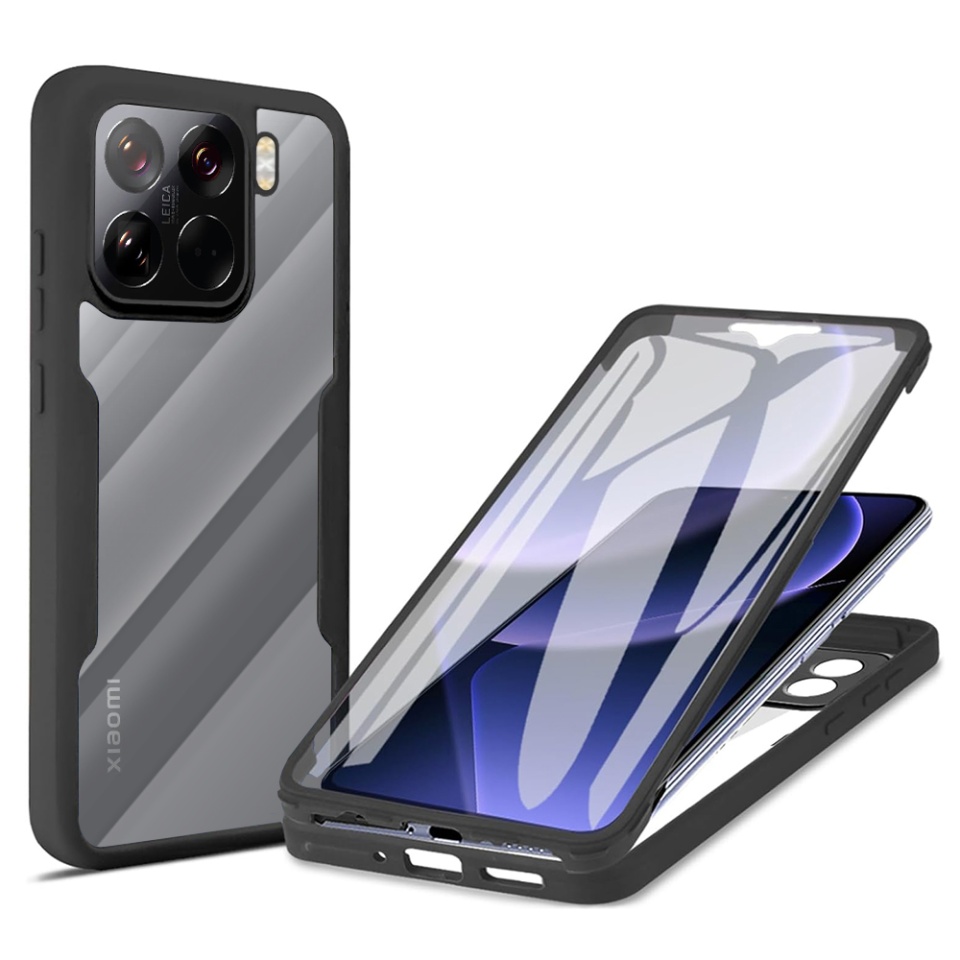 [Pachet 360°] Husa + Folie pentru Xiaomi 15 Pro, SKDR ColorShield 360° - Negru