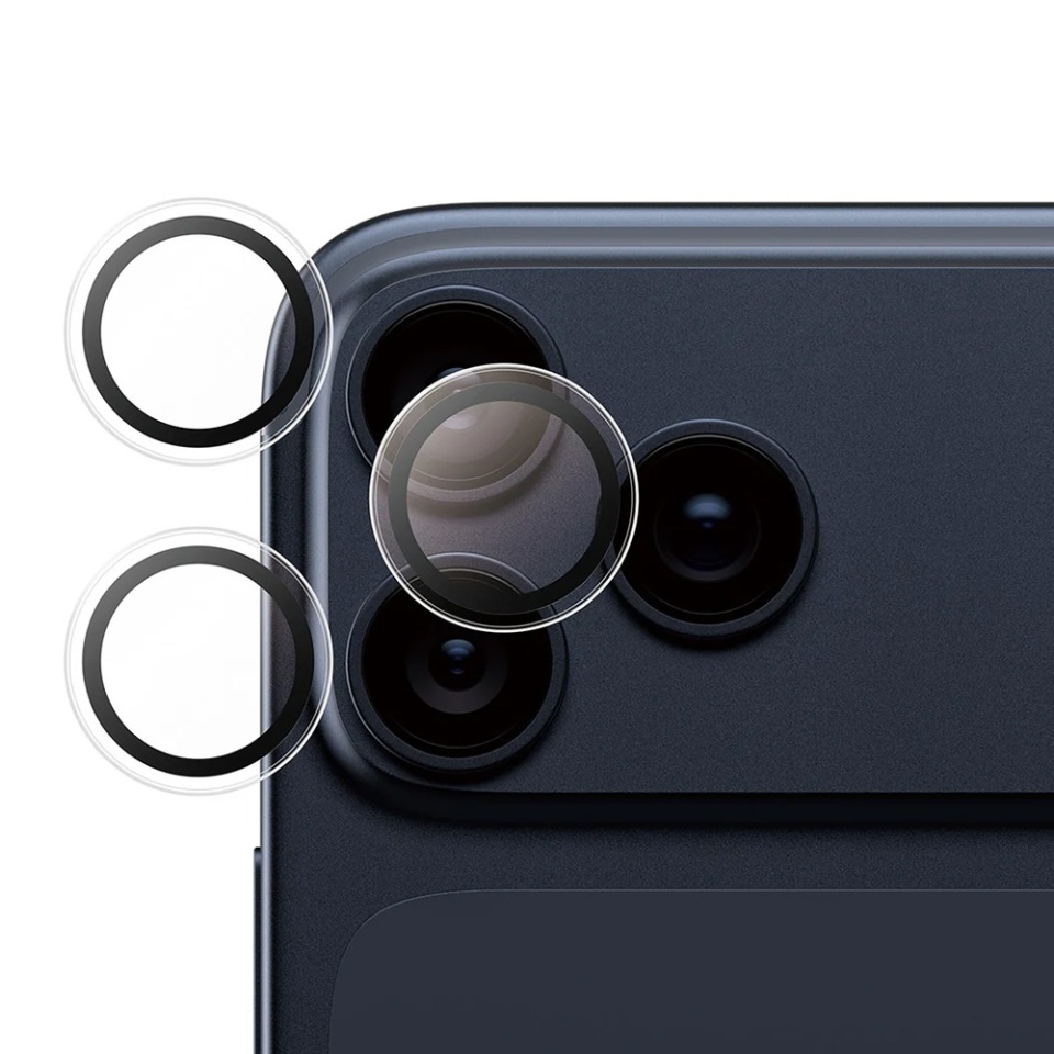 Protectie Camera pentru iPhone 16 Pro / 16 Pro Max / 17 Pro / 17 Pro Max, SAFE. PanzerGlass®, cu Separare Optica, Sticla Securizata, Anti-Zgarieturi si Anti-Reflexie, Transparent - 1 | YEO