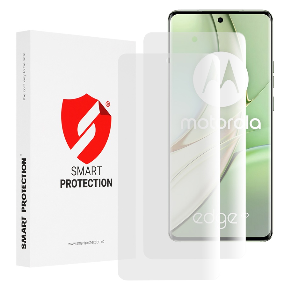 [SET 2x] Folie de protectie Motorola Edge 40 / Edge 40 Neo / Edge (2023), Premium Classic, Smart Protection, Transparent