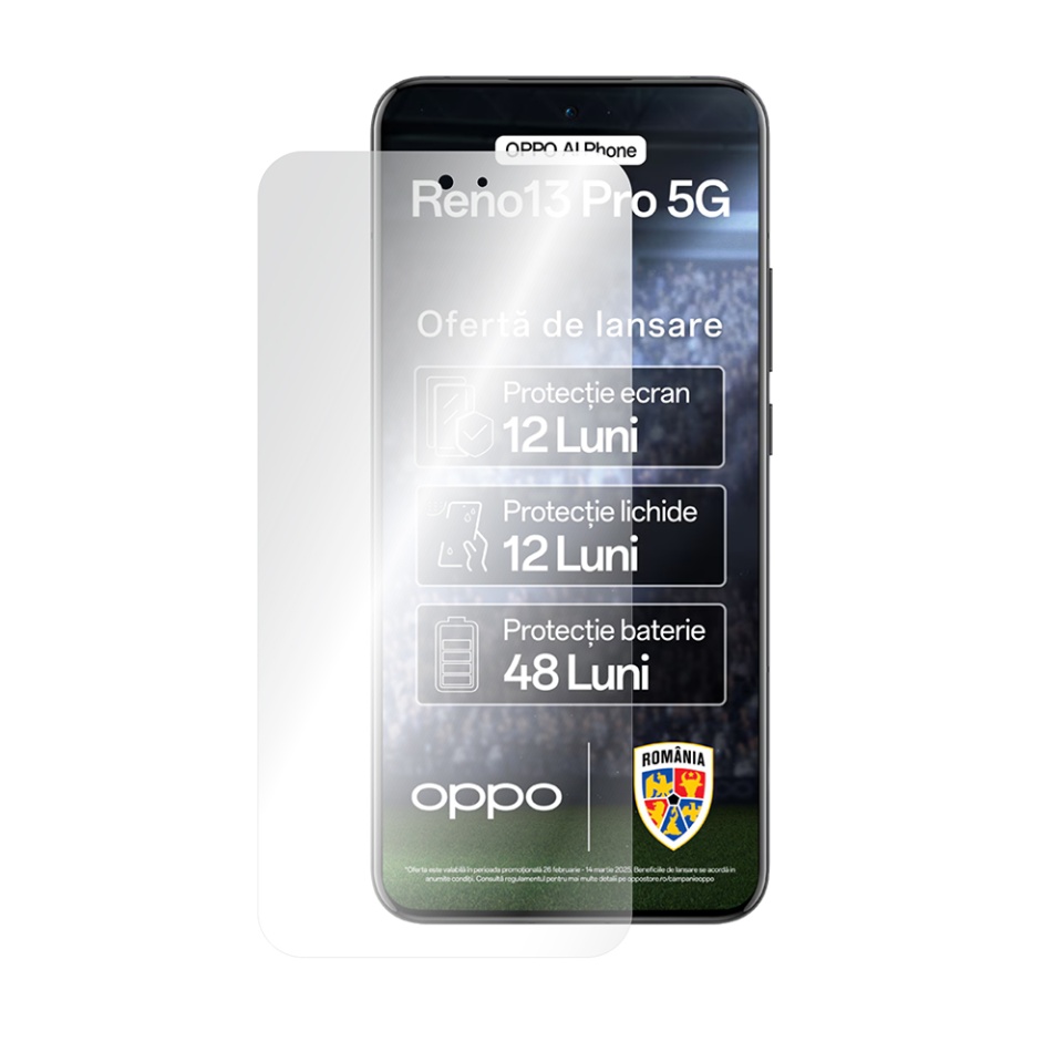 [SET 2x] Folie de protectie Oppo Reno13 Pro, Premium Classic, Smart Protection, Transparent - 1 | YEO
