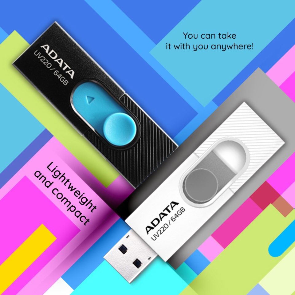 Stick Memorie USB 2.0 FlashDrive, 32GB, Adata, Memory Stick UV220, Negru - 3 | YEO
