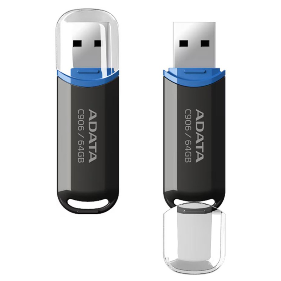 Stick USB ADATA AC906 64G, USB 2.0, Compact si Fiabil, Negru - 1 | YEO