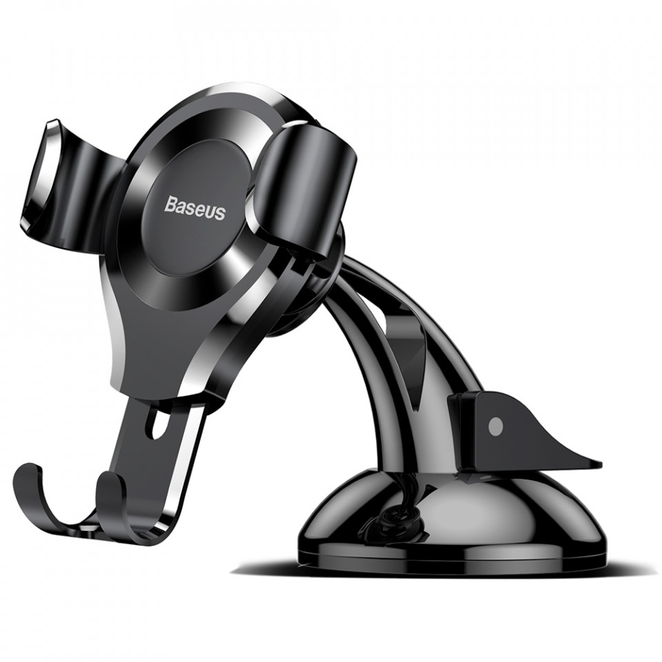 Suport auto Osculum (SUYL-XP01), Gravity Grip, Baseus - Negru