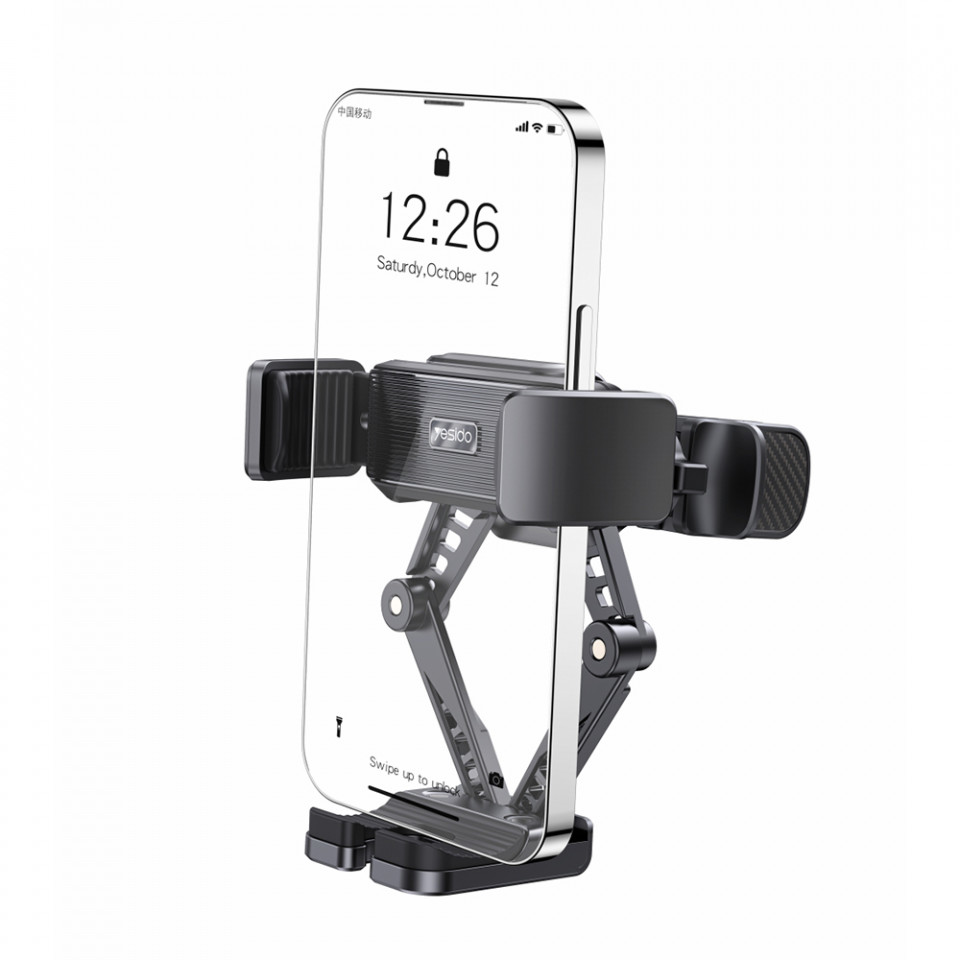 Suport Auto Grila Ventilatie - Yesido Gravity Holder - Negru - 1 | YEO