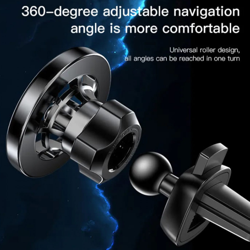 Suport Auto pentru Grila de Ventilatie si Bord - Yesido (C158) - Black - 3 | YEO