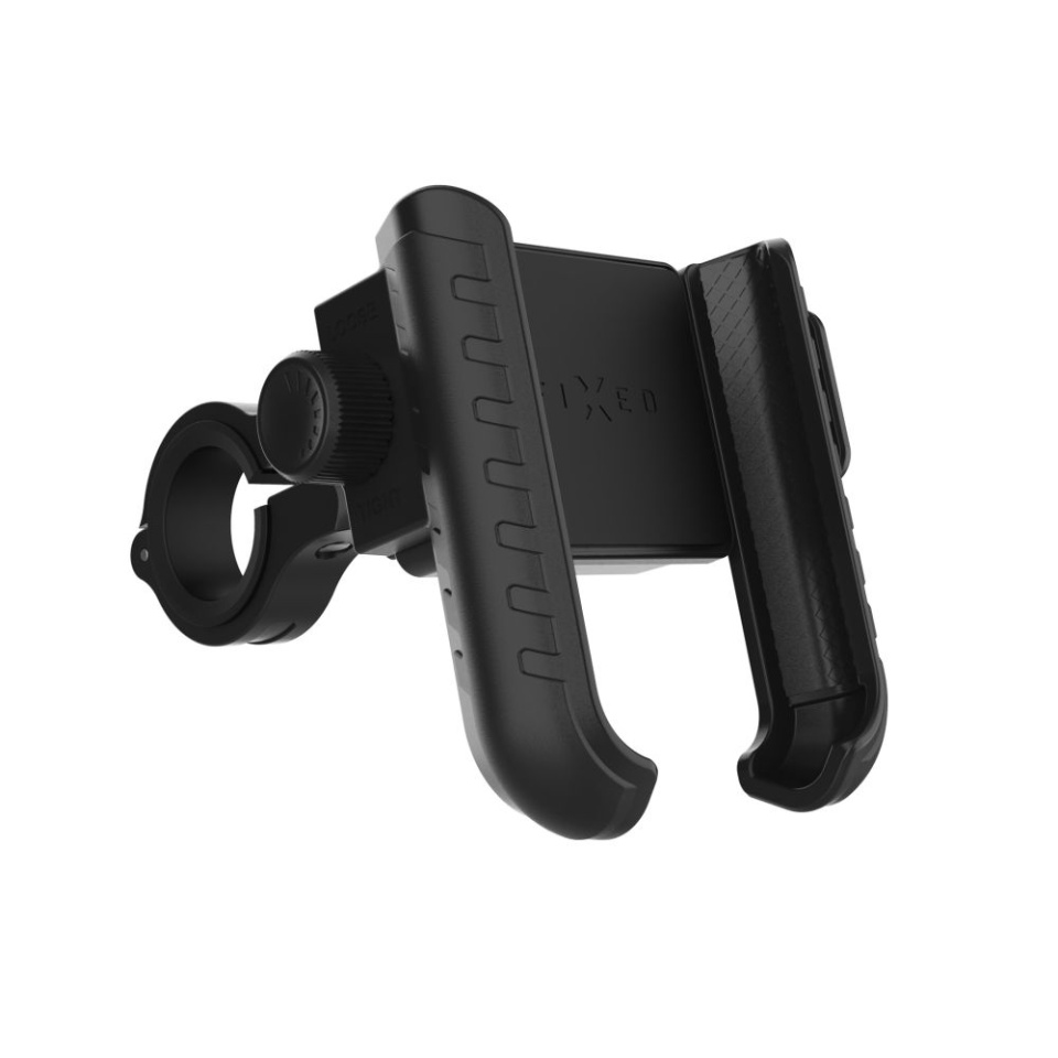 Suport de Telefon pentru Bicicleta si Motocicleta, Silicon Flexibil, Rotatie 360°, Fixed FIXBIP-BK - Negru