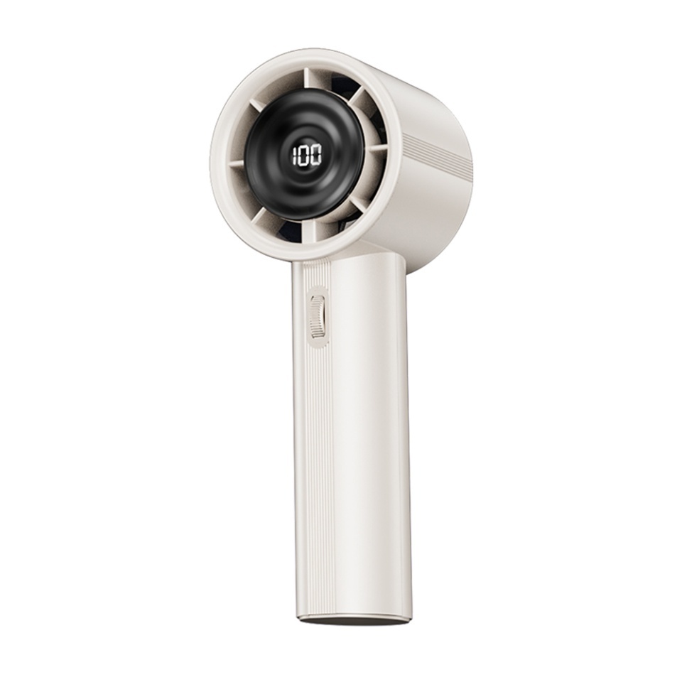 Ventilator Portabil, CT-111, CT-111, USB-C 2A, 5000mAh , Compact si Usor, set cu sticker, Alb