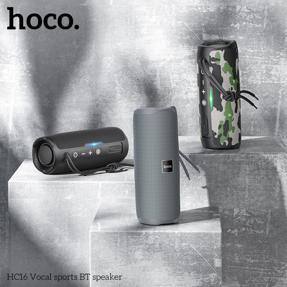 Boxa Portabila Bluetooth 5.3, 20W, Hoco Vocal (HC16) - Negru - 2 | YEO