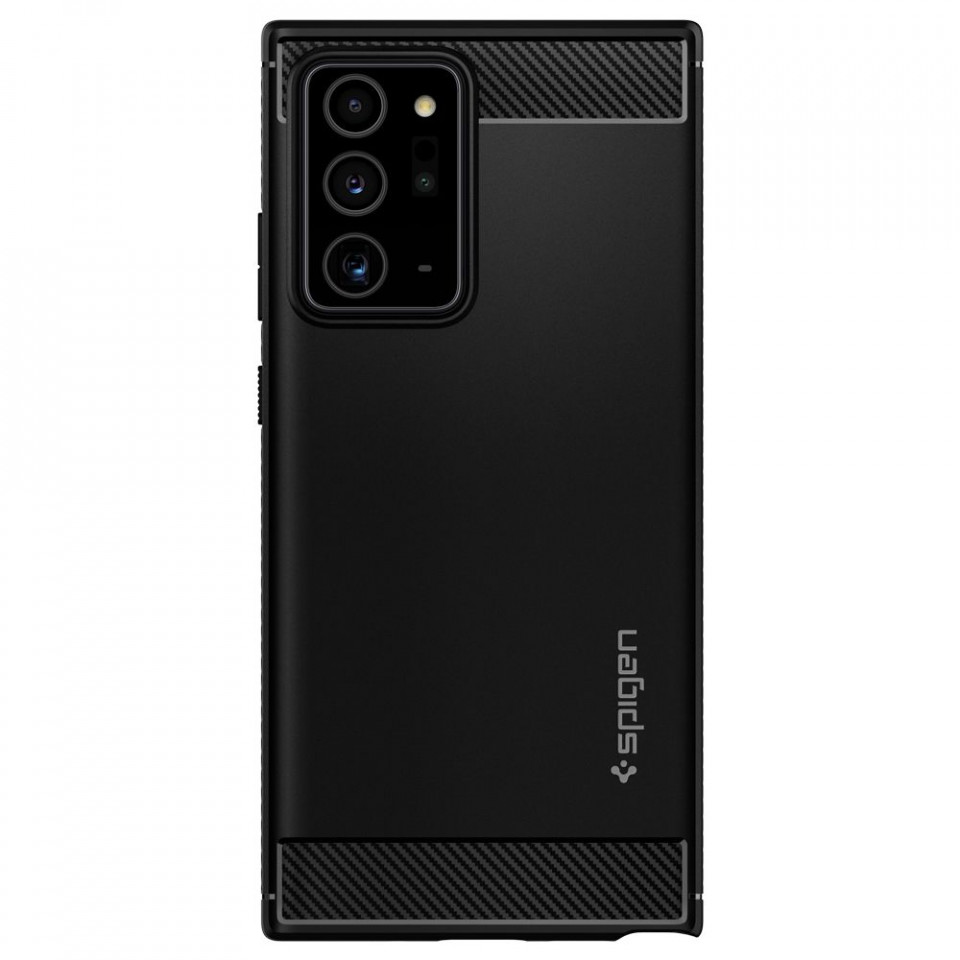 Bumper Samsung Galaxy Note 20 Ultra, Rugged Armor Spigen - Negru - 2 | YEO