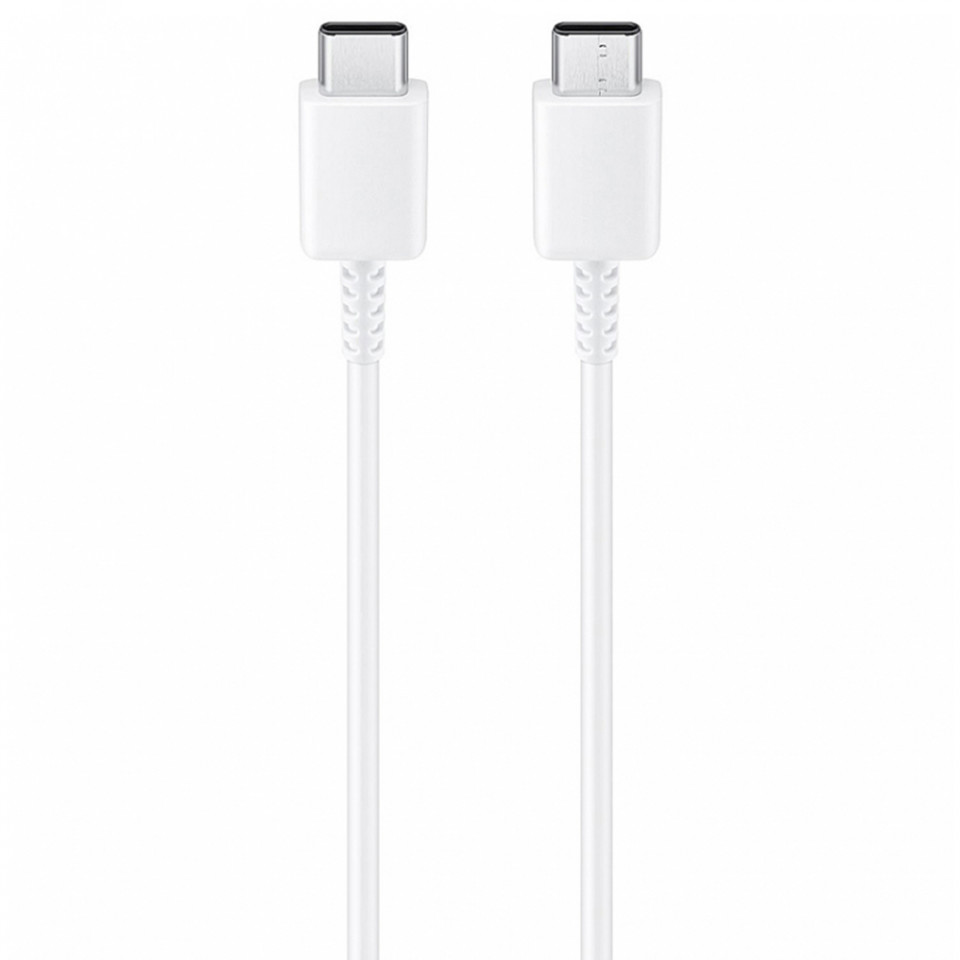 Cablu de Date Type-C la Type-C, 480Mbps, 2.1A, 1m - Samsung (EP-DA905BWE) - White (Bulk Packing) - 1 | YEO