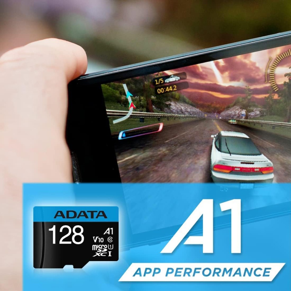 Card de Memorie MicroSDHC, Adapter, Class 10, UHS-I U3, 64GB, Read 100MB/s, Adata, Negru - 5