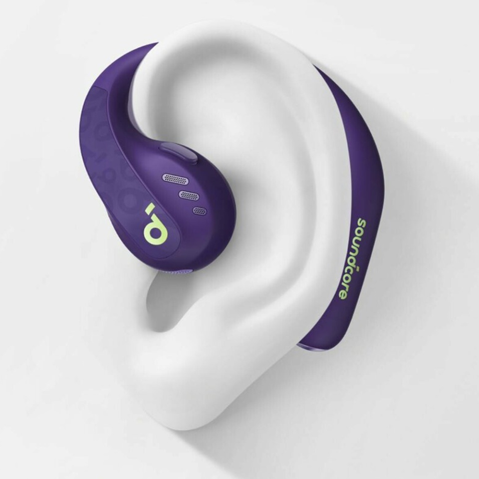 Casti In-Ear Anker SoundCore AeroFit Pro, Wireless, IPX5, Bluetooth V5.3, Incarcare Type-C - Mov - 1 | YEO