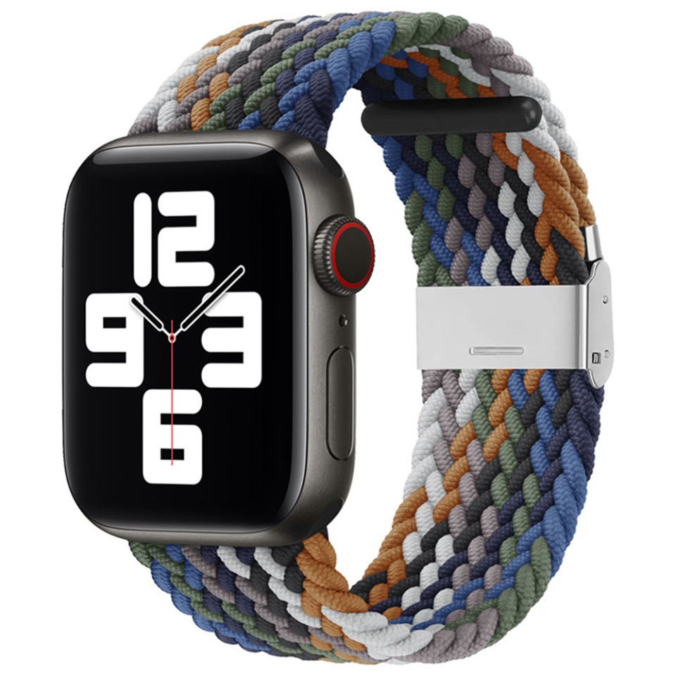 Curea pentru Apple Watch 1/2/3/4/5/6/7/8/9/SE/SE 2/Ultra/Ultra 2 (42/44/45/49mm), Ajustabila, Premium, SKDR BandPro W032 - Cowboy green