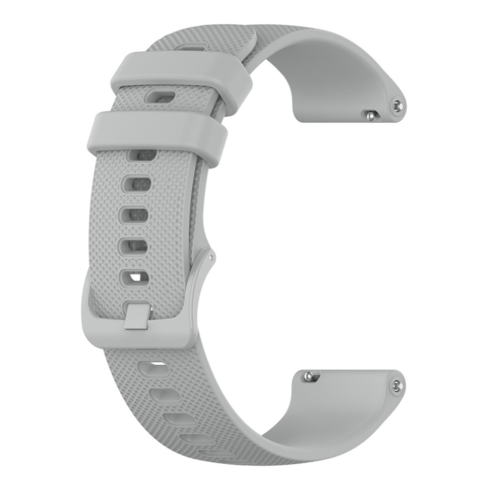 Curea Slicon pentru Samsung Galaxy Watch 4/5/Active 2, Huawei Watch GT 3 /GT 3 Pro, 22mm, SKDR BandPro W006 - Gri