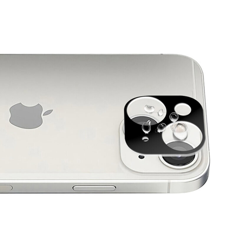 Folie camera iPhone 13 / 13 Mini, Techsuit Full Camera Glass - Negru - 1 | YEO