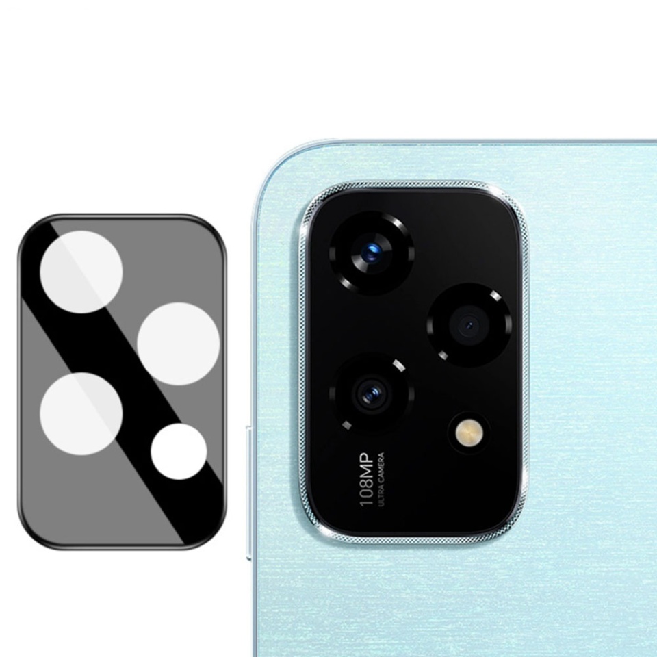 Folie camera pentru Honor 200 Lite, SKYDDAR INNOVATION, Camera Glass Negru, set cu sticker - 2 | YEO