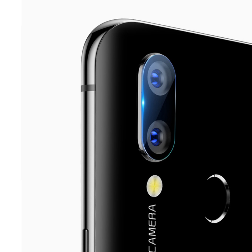 Folie camera pentru Huawei P Smart 2019, SKYDDAR INNOVATION, Camera Glass Transparenta, set cu sticker