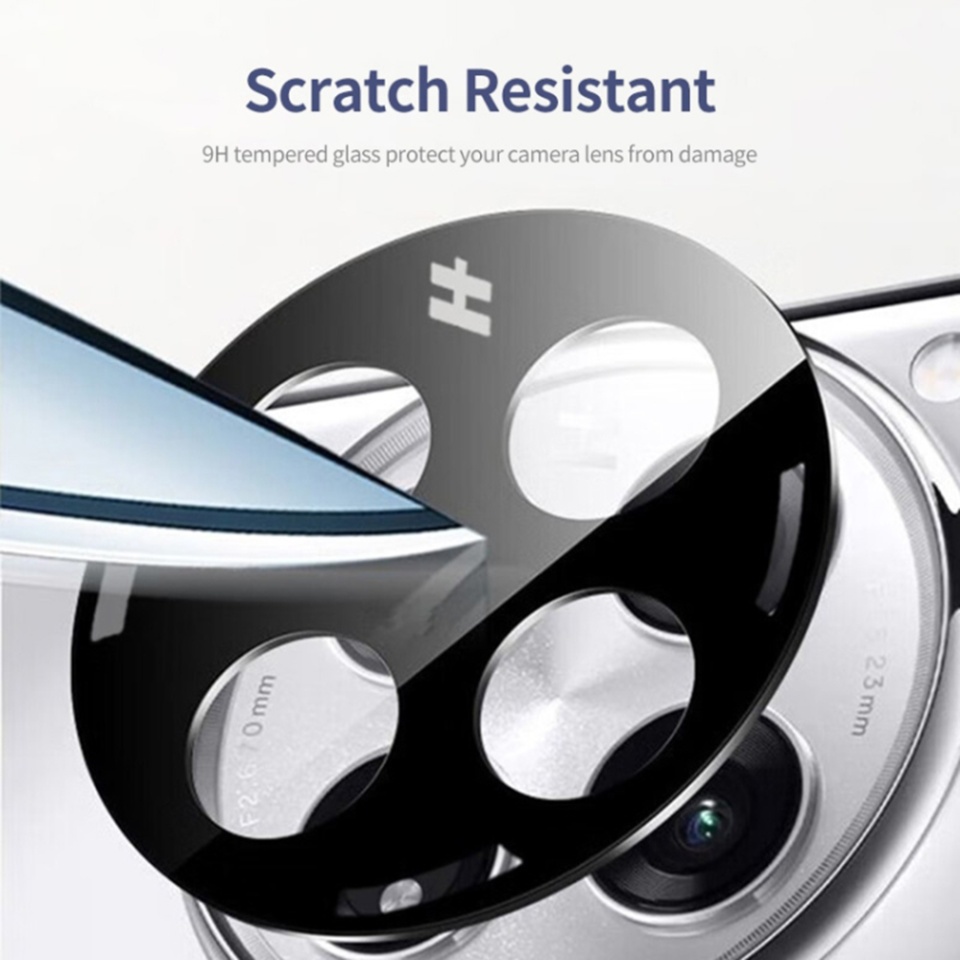 Folie camera pentru OnePlus 12, SKYDDAR INNOVATION, Camera Glass Negru, set cu sticker - 2 | YEO