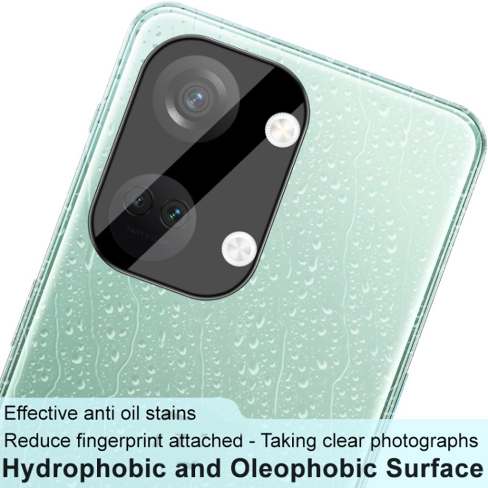 Folie camera pentru OnePlus Nord 3, SKYDDAR INNOVATION, Camera Glass Negru, set cu sticker - 2 | YEO