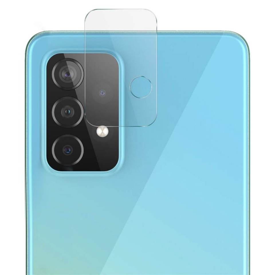 Folie camera pentru Samsung Galaxy A52 5G / Galaxy A52 4G / Galaxy A52s 5G, SKYDDAR INNOVATION, Camera Glass Transparenta, set cu sticker